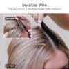 HOTBANANA Wire Hair Extensions, 12 inch 70g Dark Brown Fish Line Hair Extensions Real Human Hair Straight Invisible Wire Hair Extensions Remy Hair Extensions