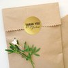 1.25" Round Gold Foil Thank You for Your Purchase Stickers / 1000 Thank You Labels Roll/Small Business Thanks Labels/Made in The USA