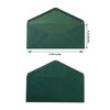 50 Pack #10 Business Envelopes Standard V Flap Invoices Envelopes for Office Checks, Business Letterhead, Letter Mailing 4.13 x 9.49 Inches (Dark Green)