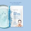 Skin Aesthetics Hyaluronic & Collagen Sheet Face Mask - Skin Firming & Anti-Aging, Moisturizes & Plumps Skin, Ultra Hydrating Sheet Mask - Cruelty Free Korean Skin Care For All Skin Types - 5 Masks