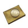 Rich Life Style Bitcoin Waterproof Gold Playing Cards with Commemorative Bitcoin Encased in Protective Plastic