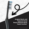 Reach Advanced Design Toothbrush with Toothbrush Cap, Angled Neck, Soft Bi-Level Bristles, Contoured Handle, Tongue Scraper, 6 Count