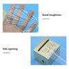 Gichee 4 Rolls Disposable Eyebrow Tattoo Plastic Wrap Preservative Film Tattoo Cover for Professional One-Way Eyebrow Lips Supplies Wrap Tape Transparent(4 Rolls) White