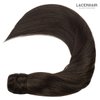 Lacerhair Wrap Around Ponytail Extension Human Hair for Black Women 16 Inch Human Hair Ponytail Hair Extensions Silky Straight One Piece Pony Tails Extensions Human Hair 80g