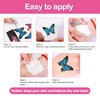 LOMIMOS Spring 200+pcs 3D Butterfly Temporary Tattoos,Waterproof Stickers for Kid Adult Body Art Party Goodie Bag(20 Sheets)