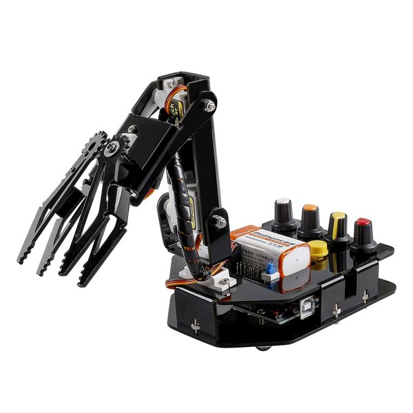 SunFounder Robotic Arm Edge Kit - an Robot Arm for Teenagers 16+ and Adult to Learn STEM Education(101 Pieces)
