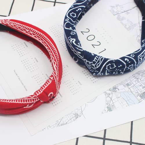 nebxazw Pack of 6 Women's Vintage Hair Band Headband Women's Elastic Knot Hair Band Wide Headband with Teeth Twisted Fabric Turban Knitted Headbands Set for Women Girls