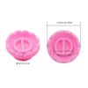 Mekupeu Eyelashes Extension Volume Lashes Fan Blossom Cups, Glue Holder and Lash Organizer Supplies Tools (100pcs-pink ring cup)