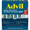 Advil Pain Reliever and Fever Reducer, Pain Relief Medicine with Ibuprofen 200mg for Headache, Backache, Menstrual Pain and Joint Pain Relief - 100 Coated Tablets ( Packaging may vary )