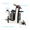 Coil Tattoo Machine, ATOMUS 10 Wraps Coil Tattoo Liner & Shader Kit 23000r/m Alloy Tattoo Guns Machine Set Tattoo Supplies for Tattoo Artists