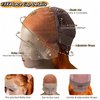 Suresen Ginger Lace Front Wigs Human Hair 180% Density 13x4 HD Transparent Lace Front Wigs Pre Plucked Body Wave Ginger Wig Human Hair Glueless Real Hair Wigs for Women 100% Virgin Human Hair