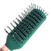 Leenchiry Detangler Hair Brushes Wet Hair Brushes for Women Fashion Blow Drying Brushes Nylon Bristles Styling Hair Brush Anti-Static Detangling Hair Brushes Comb for All Hair Types (Green, Vented)