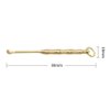 4Pcs Ear Pick Ear Curette Cleaner Earwax Removal Cleaning Tools Brass Reusable Ear Cleaner with Key Ring