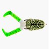 Scum Frog Bigfoot Topwater Bass Fishing Paddle Foot Hollow Body Frog Lure with Weedless Hooks, Bigfoot (3/8 Ounce), Natural Black and Green, Bigfoot (3/8 Ounce), 0
