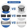 Shower Curtain Rod Adjustable Curtain Rods 33-59 Inch Black Shower Rod Curtain Rods no Drilling Expandable Tension Curtain Rod Spring Curtain Rod for Bathroom Closet Doorway Door
