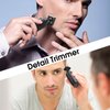VEAGINS Nose Hair Trimmer for Men Wet Dry Facial Ear Hair Clipper with Vacuum System & Hypoallergenic Dual-Edge Blade Battery Operated Waterproof NT11