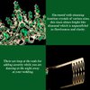 TOBATOBA Green Crown Green Tiara for Women Birthday Queen Crown Wedding Tiara for Women Crystal Tiaras and Crowns Royal Princess Green Accessories for Halloween Prom Pageant Cosplay