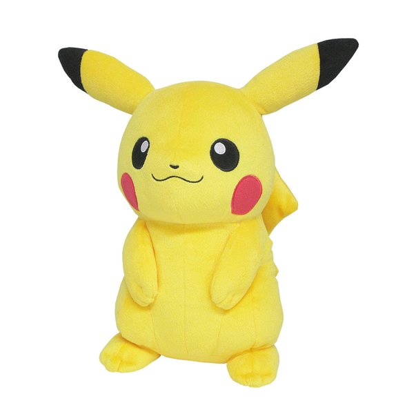 Sanei Pokemon All Star Collection PP16 Pikachu Stuffed Plush, 13"/Medium