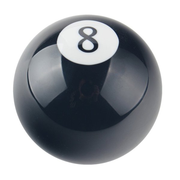 DEWHEL 2 1/4" 8 Ball Billiard Round Manual Gear Shift Lever Shifter knob Black Shaped JDM 4 5 6 Speed for Honda Acura Mazda Mitsubishi Nissan Infiniti Lexus Toyota Scion Hyundai etc