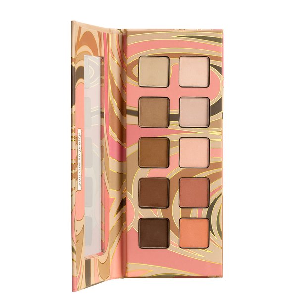 Pacifica 10-Shade Pink Nude Mineral Eyeshadow Palette - Vegan, Cruelty-Free