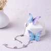 Leadigol 4 Pair Tassel Butterfly Hair Clips,Yarn Butterfly Hairpins Elegant Metal Tassel Long Hair Clips for Women