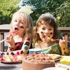 Neon Temporary Tattoos Theme Birthday Party Decorations Supplies Favors Decor 96 PCS 8 Sheets Cute Tattoo Stickers For Children Kids Boys Girls School Gifts Rewards Home Activity
