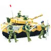 Fycooler Elite Force Armored Military Tank– Vehicle Playset with Action Figure and Realistic Accessories Military Toy Set for Kids Indoor Outdoor Play Birthday Gift