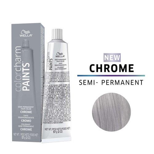 WELLA Color Charm Paints Semi-Permanent Hair Dye for Temporary Hair Color, Intermixable Shades, Chrome