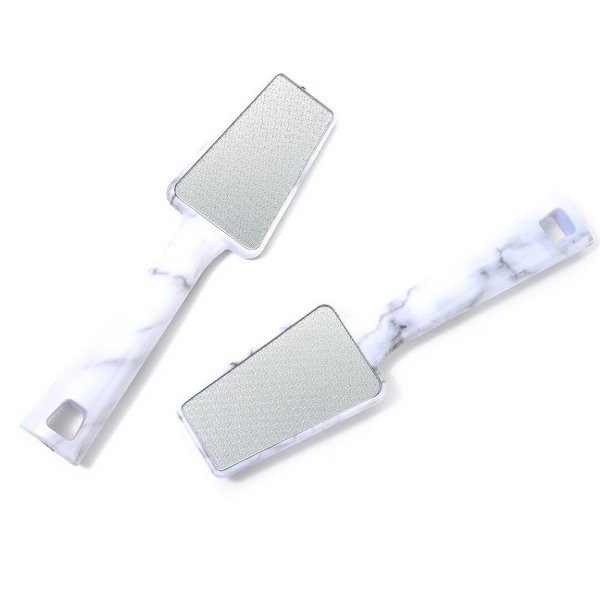 Pop Sonic Nano Glass Foot File (1 Unit) | Foot Callous Removal for Smooth, Soft Feet | Foot Scraper for Dead Skin Remover | Perfect Pedicure Tools at Home or Salon Use (Marble)