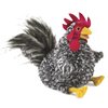 Folkmanis Barred Rock Rooster Hand Puppet, Black, White, Red, Yellow