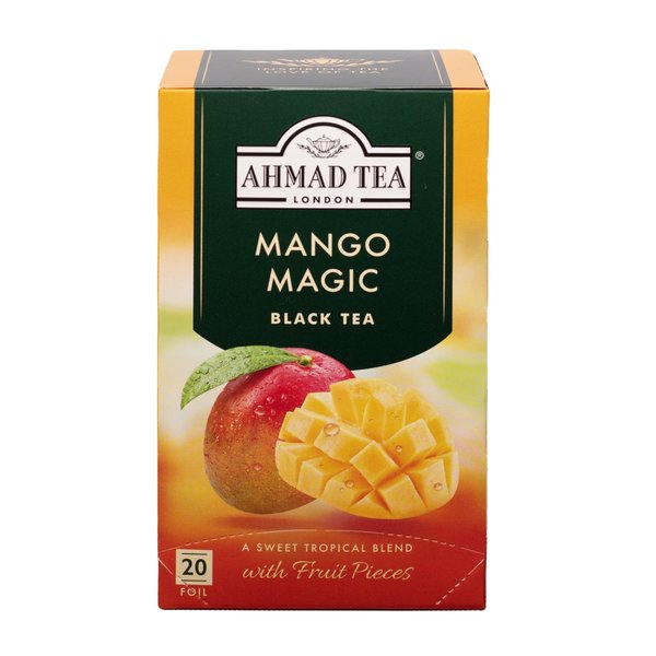 Ahmad Tea Mango Magic Black Tea, 20-Count Boxes (Pack of 6)