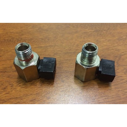 1/4" Drain Cock Ball Valve 2 Pieces Set replacement for Air Compressors