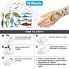109 PCS Fishing Temporary Tattoos Birthday Party Decorations Favors Supplies Decor Gone Fishing Fish Fisherman Lake Stickers For Girls Boys Gift School Prizes Rewards