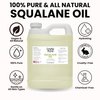 Squalane Oil Bulk- 32 oz 100% Pure & Natural Plant Derived Facial Oil - Cold Pressed and Unrefined Premium Grade Multipurpose Moisturizing Oil For Skin and Hair