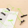 AUEAR, 20 Pack Green Bean Sprout Hair Clips Plant Hairpins Funny Little Grass Barrette hairpin for women girls Hair Accessories