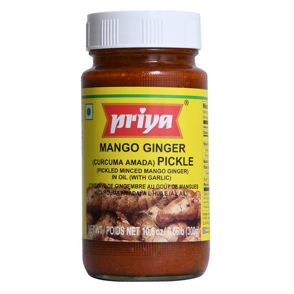 Priya Mango Ginger Pickle in oil (with garlic) - 10.6oz