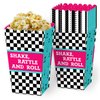 Big Dot of Happiness 50's Sock Hop - 1950s Rock N Roll Party Favor Popcorn Treat Boxes - Set of 12