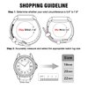Ritche 22mm Canvas Wristbands Watch Band Replacement Quick Release Watch Straps for Men, Valentine's day gifts for him or her