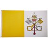 2x3 Vatican City Flag 2'x3' Nylon Polyester Pope House Banner Brass Grommets PREMIUM Vivid Color and UV Fade BEST Garden Outdor Resistant Canvas Header and polyester material FLAG
