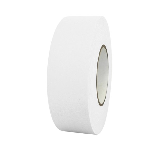 WOD GTMC12 Professional Grade Gaffer Tape, White - 1/2 inch x 60 ft. No Sticky Residue, For Cables, Non Reflective, Easy to Tear, For Photography, Filming Backdrop, Production