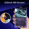 【30000 in 1】 R40S Pro Retro Handheld Game Console, Video Game Console, 3.5 inch IPS Screen, More Than 20 Emulator, 256G TF Card (Purple)