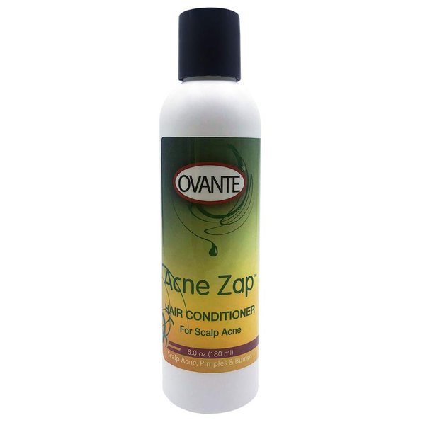 Acne Zap Hair Conditioner for Greasy Oily Itchy Scalp, CLEAR Your Scalp, Neck & Back from Bacne, Acne, Blackheads & Blemishes - 6.0 oz