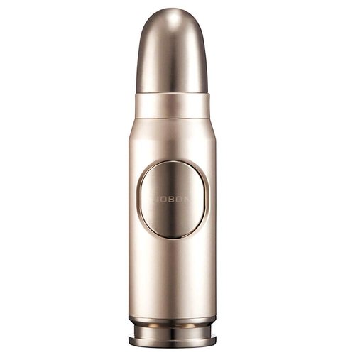 Navpeak Torch Jet Cigar Lighter Creative Bullet Shaped Windproof Turbine Inflatable Metal Lighters for Outdoor Barbecue (Butane Not Included) (Silver)