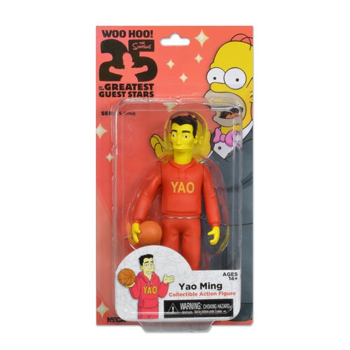 NECA The Simpsons 25th Anniversary - Series 1 - Yao Ming Action Figure, 5"