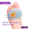 Ball of Foot Cushions（2 Pairs） Metatarsal Pads Soft Gel Ball of Foot Pads Mortons Neuroma Callus Metatarsal Foot Pain Relief