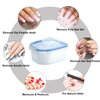Nail Soaking Bowl Acetone Proof,Soak Off Bowl for Acrylic Nails Remover,Manicure Bowl for Home and Salon