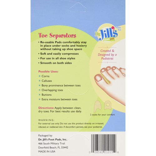 Dr. Jill's FOAM Toe Separators