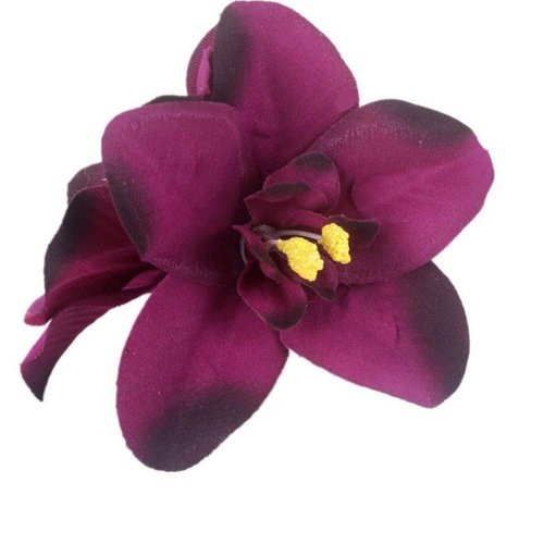 Artificial Flower Hair Clip Hawaiian Hibiscus Plumeria Hairpin Orchid Flower Headdress Bobby Pins Headwear for Woman Girl Lady 5pcs (Random Color)
