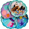 Townley Girl The Little Mermaid Clam Beauty Compact Set Kit with Lip Gloss Palette, Makeup Set for Kids Girls, Ages 3+ Perfect for Parties, Sleepovers and Makeovers