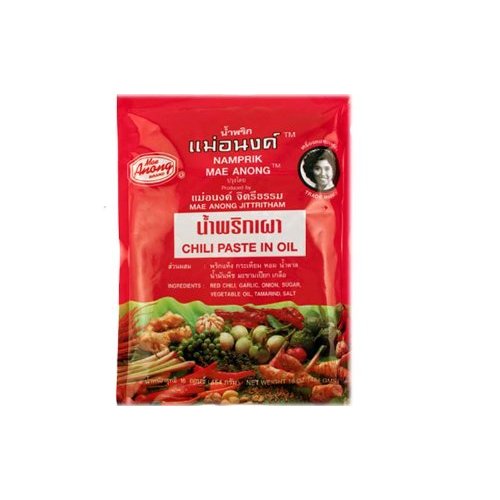 Nam Prik Pao Thai Chili Paste in Oil 16 Oz.